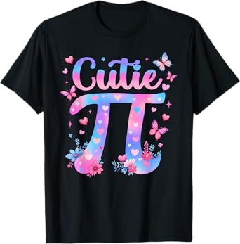 Cutie Pi Day Women Kids Men Toddler Math Teacher Student T-Shirt