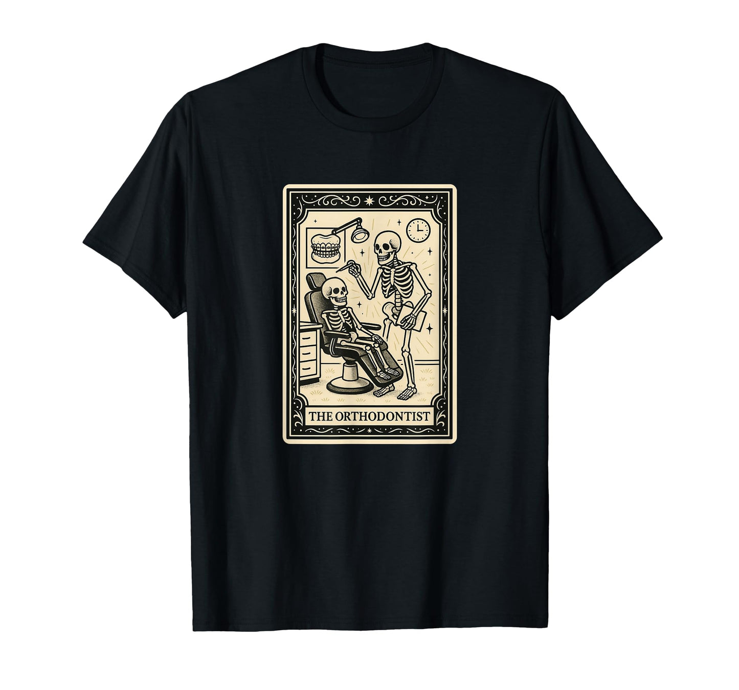 The Orthodontist Tarot Card Halloween Spooky Gothic Dentist T-Shirt