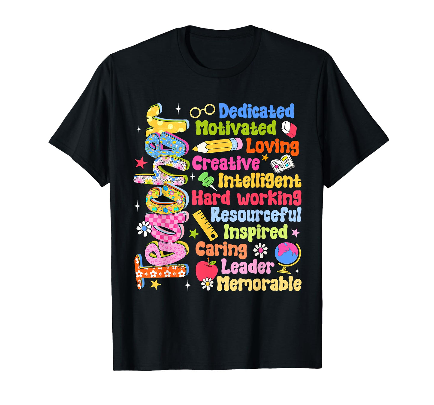You Are Teacher Bible Verse Groovy Teacher Back To School T-Shirt