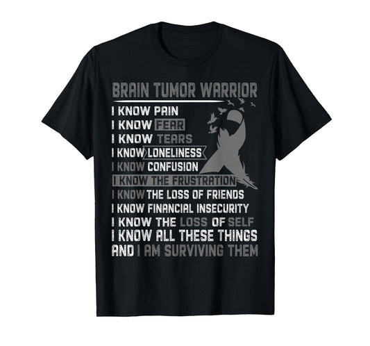 Brain Tumor Warrior Shirt For Women Men