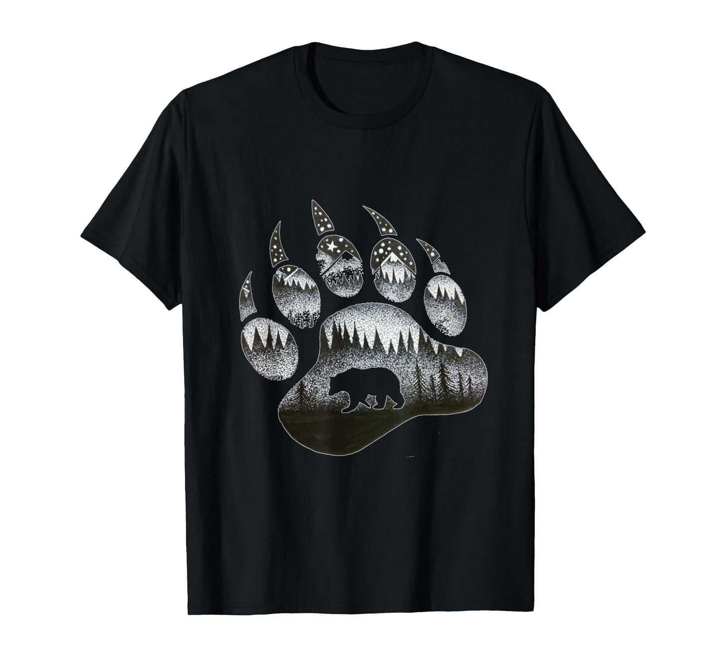 Touching Ghost of the Spirit Bear Paw T Shirt T-Shirt
