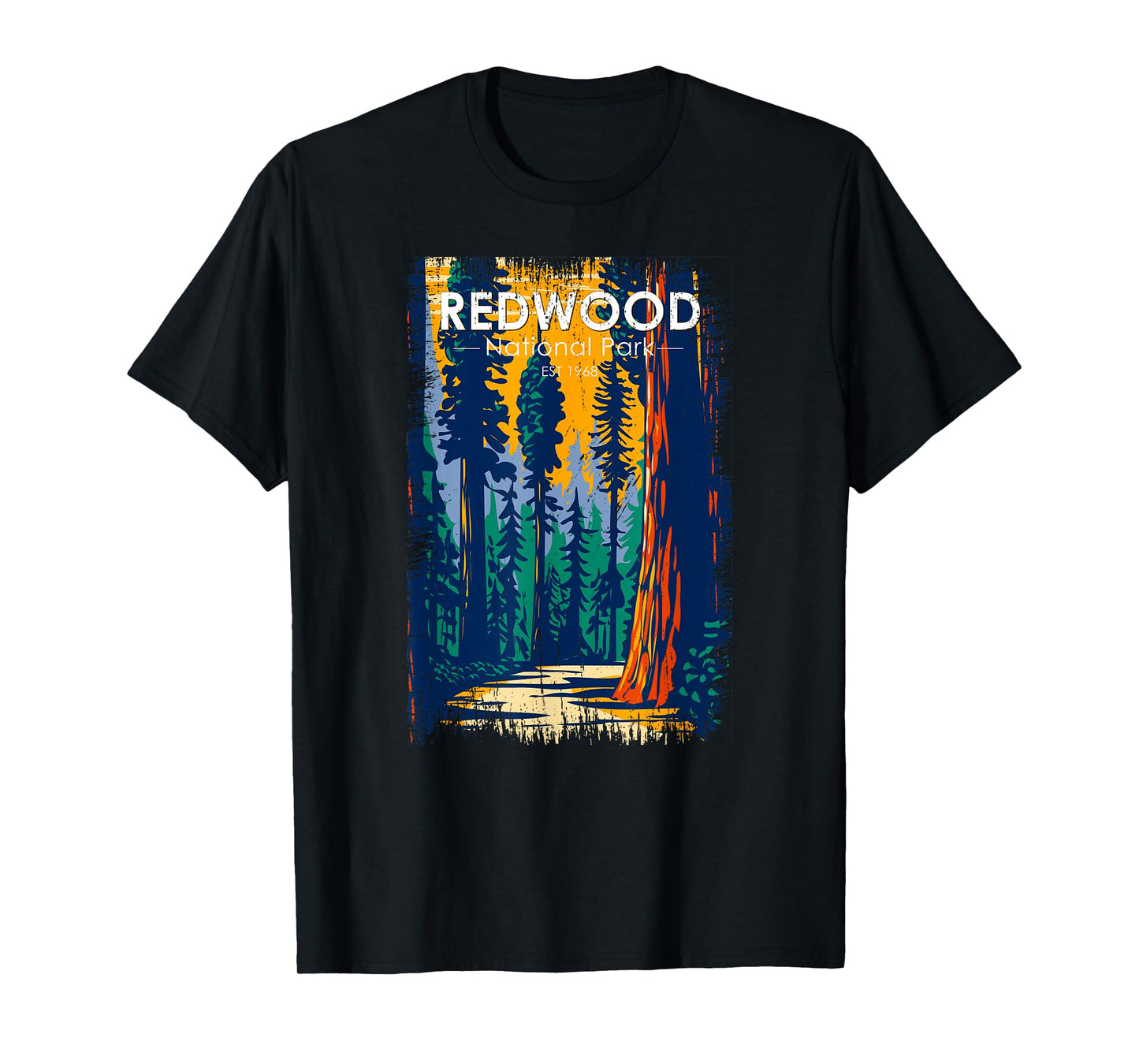 Redwood National Park Vintage Distressed T-Shirt