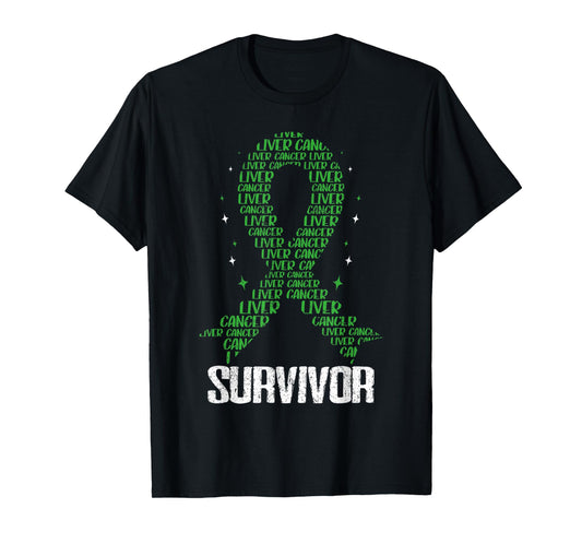 Liver Cancer Awareness Chemo Hepatic Malignancy T-Shirt