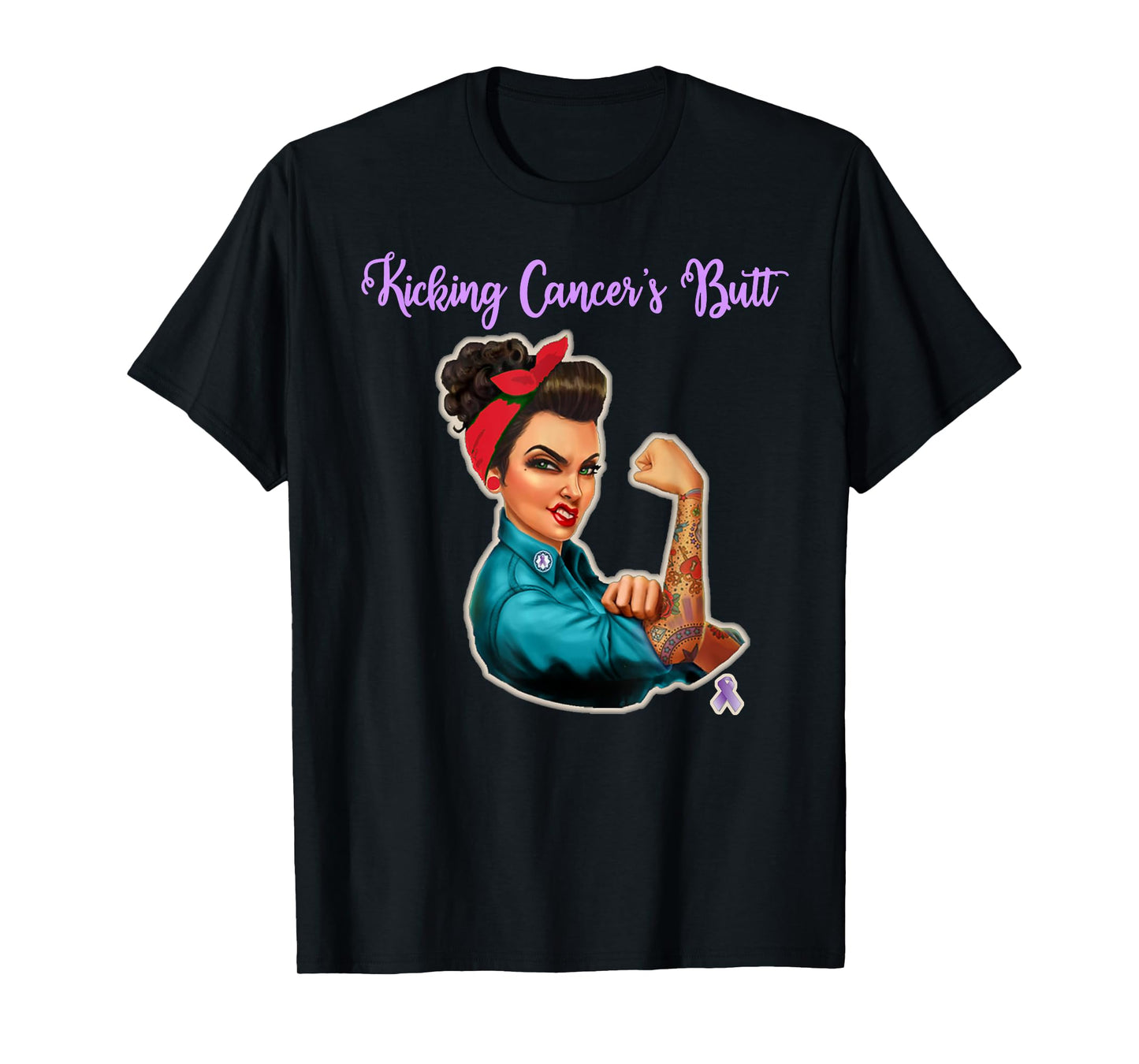 Kicking Cancers Butt Cancer Patients T-Shirt