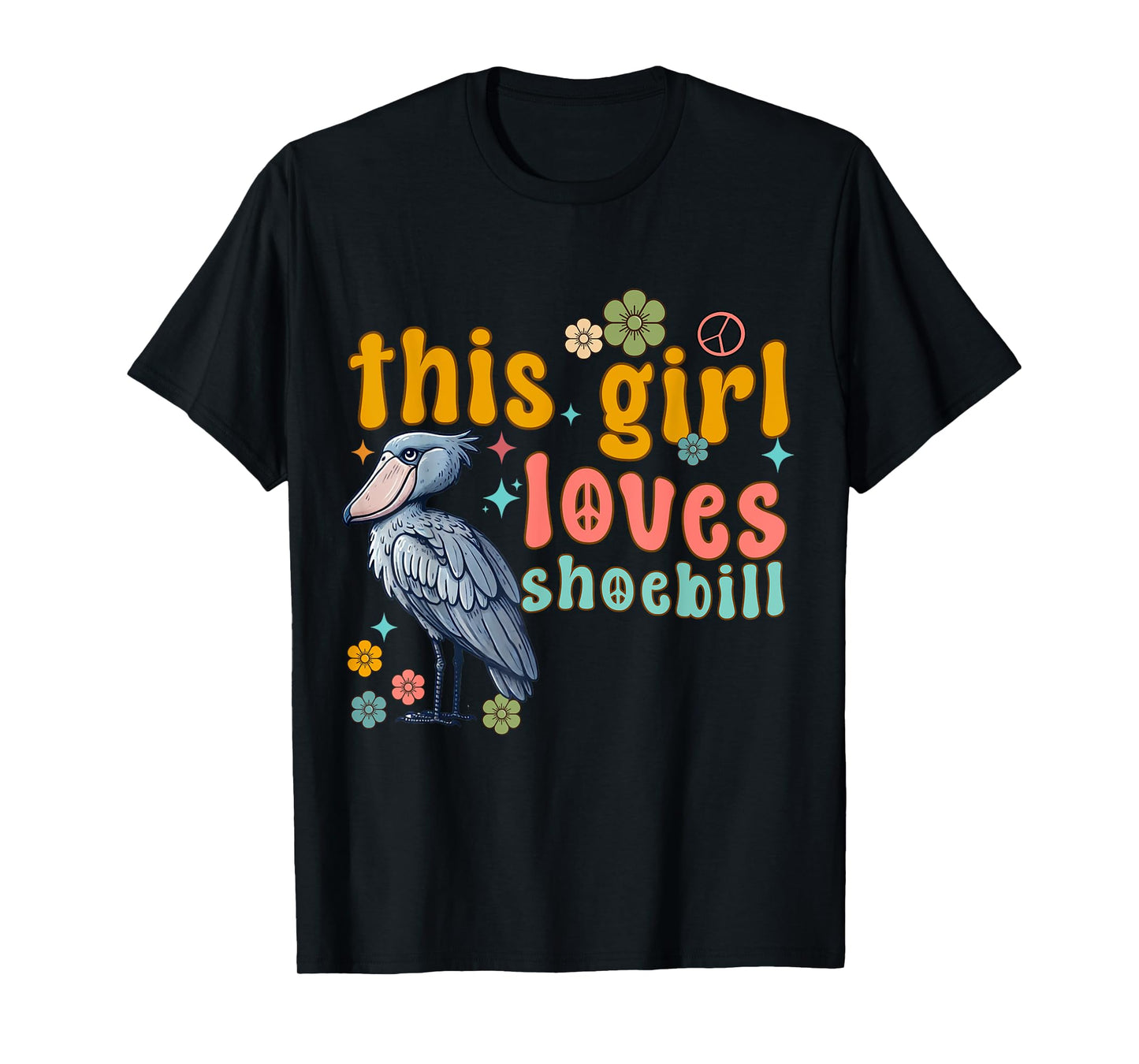 Shoebill Stork Bird Shoe-billed Stork Women Men Whaleheads T-Shirt
