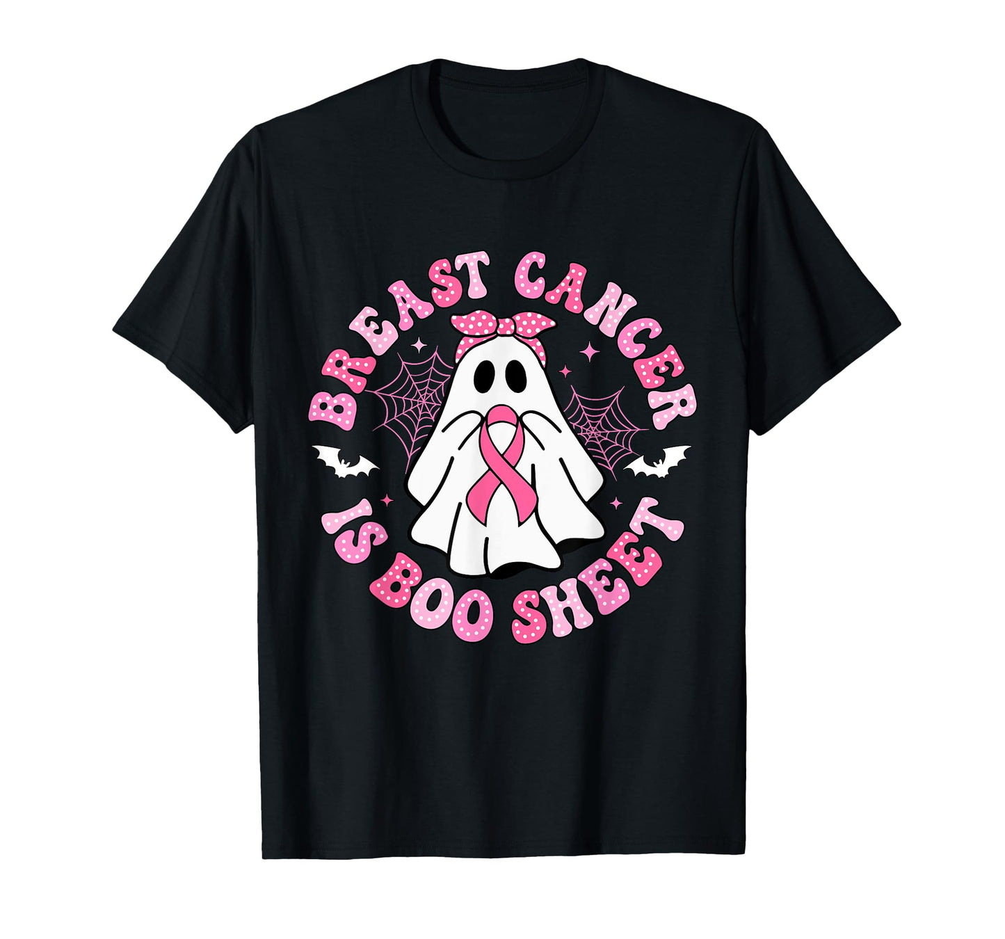 Breast Cancer Is Boo Sheet Halloween Breast Cancer Awareness T-Shirt