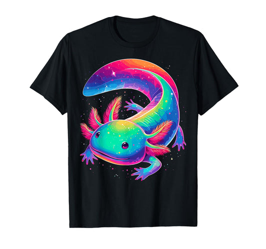 Cute Axolotls Beautiful Colorful Axolotl T-Shirt