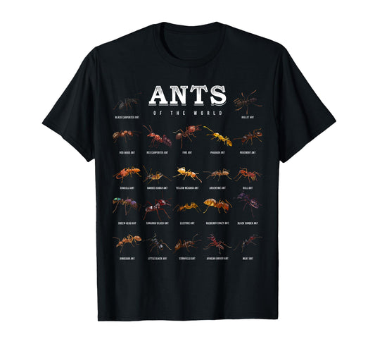 Ants Of The World Shirt Funny Ant Keeper T-Shirt