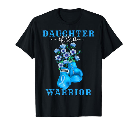 Daughter Of A Warrior Prostate Cancer Awareness Support T-Shirt