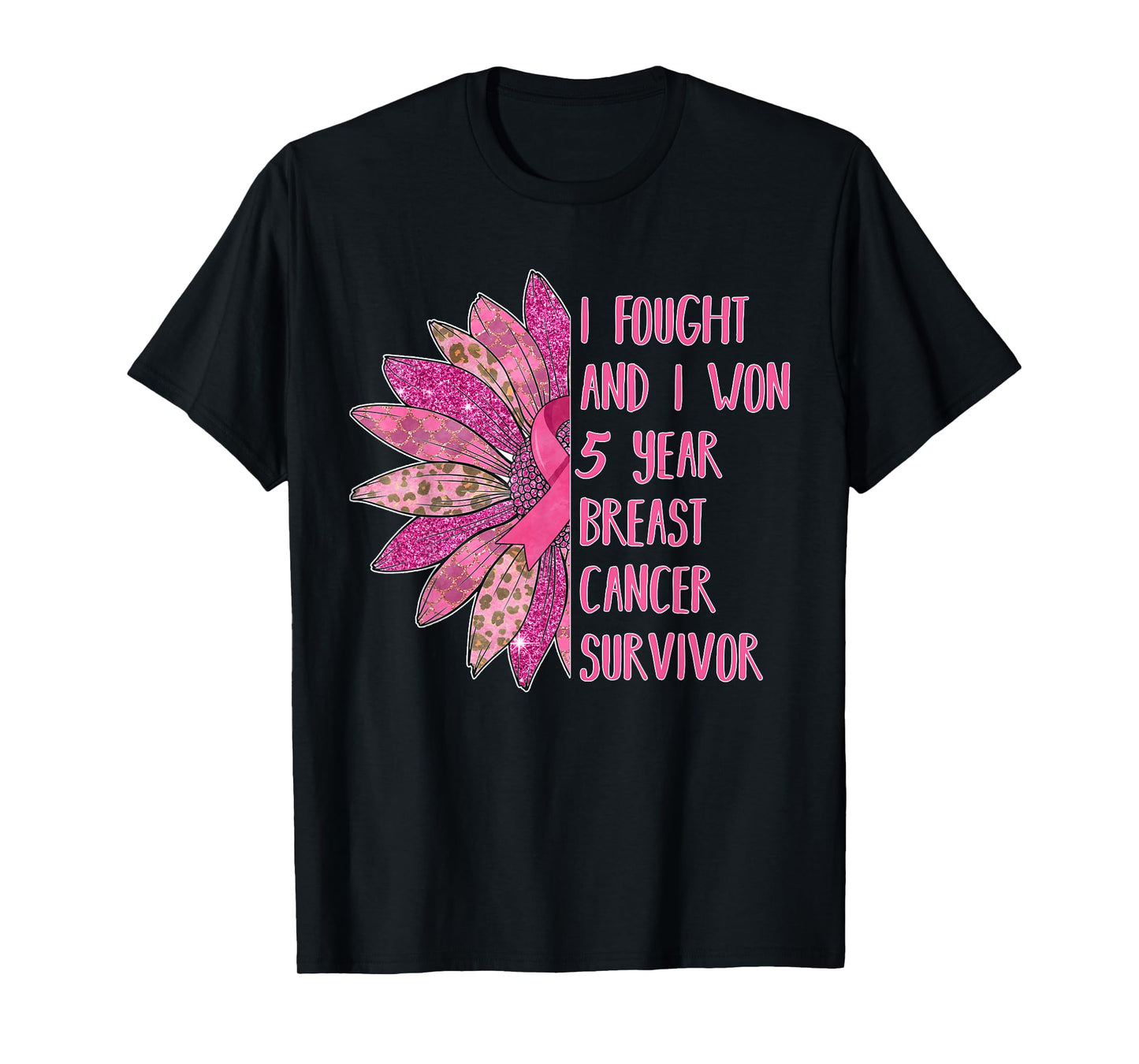 5 Years Breast Cancer Free Survivor T-Shirt