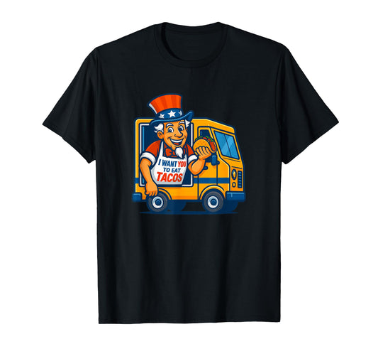 Cool US Taco Truck Costume for Adults and Kids T-Shirt