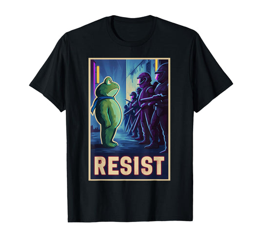 Funny Portland Frog Protest Activist Nature Eco Movement T-Shirt