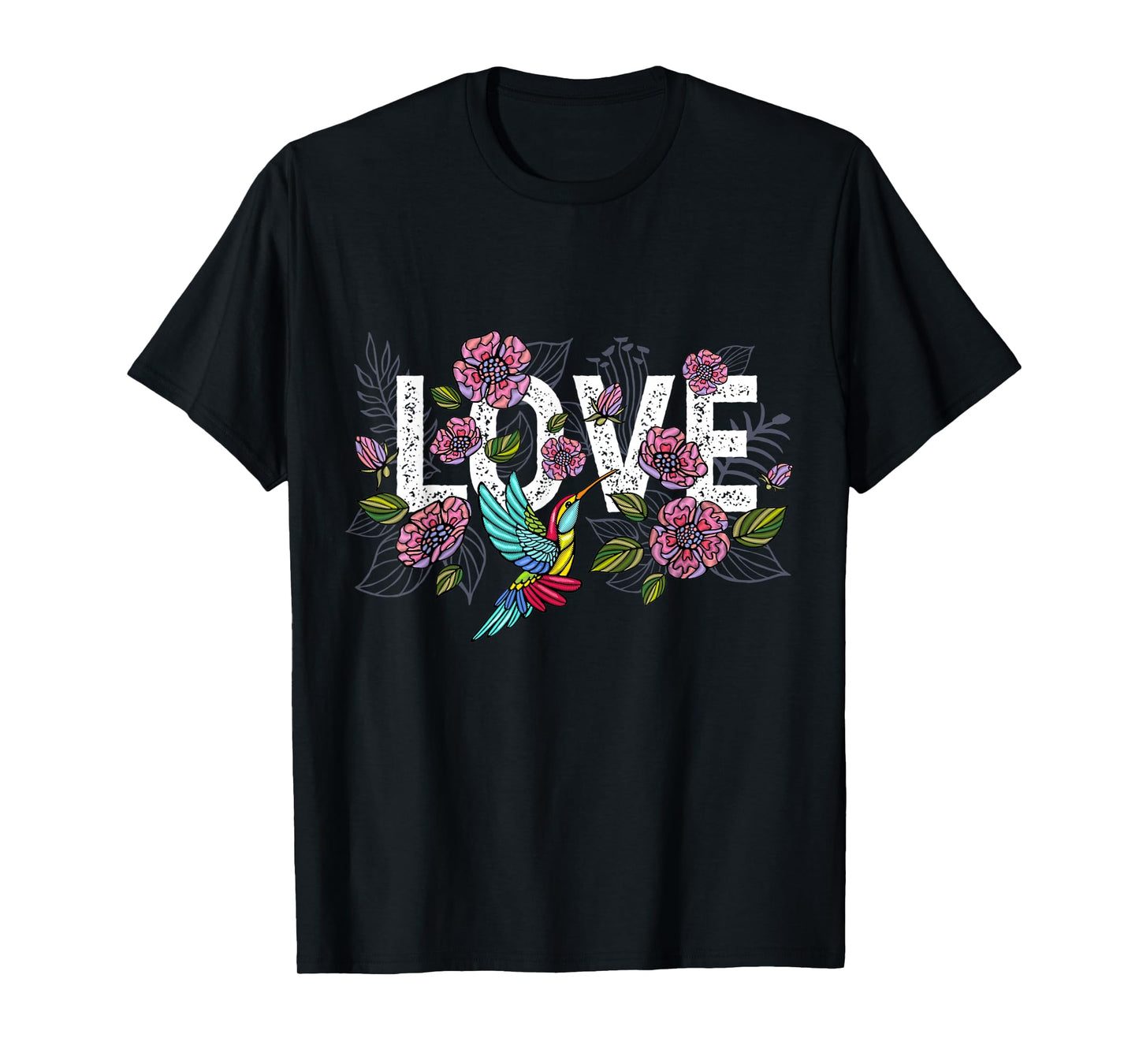 Vintage Hummingbird Gift Humming Funny Bird Lover T-Shirt for Men Women Kids