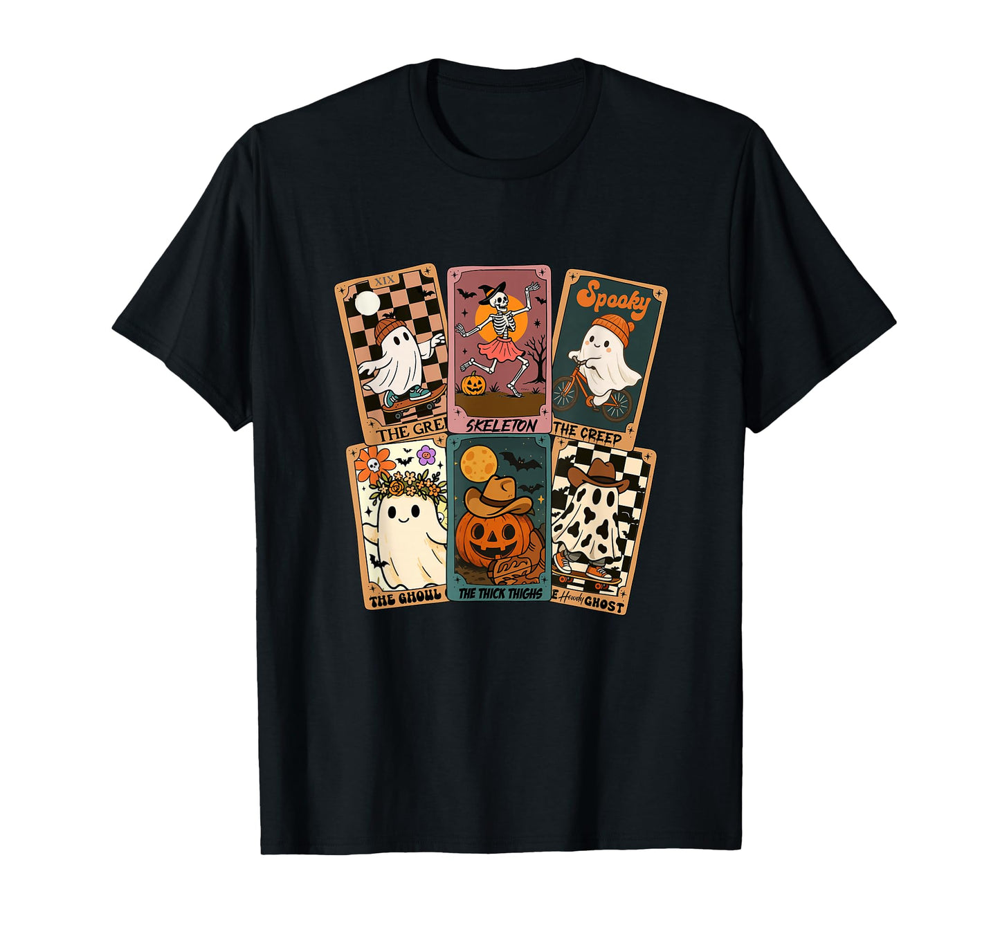 Tarot Card Collection Boo Activities Costume Halloween T-Shirt