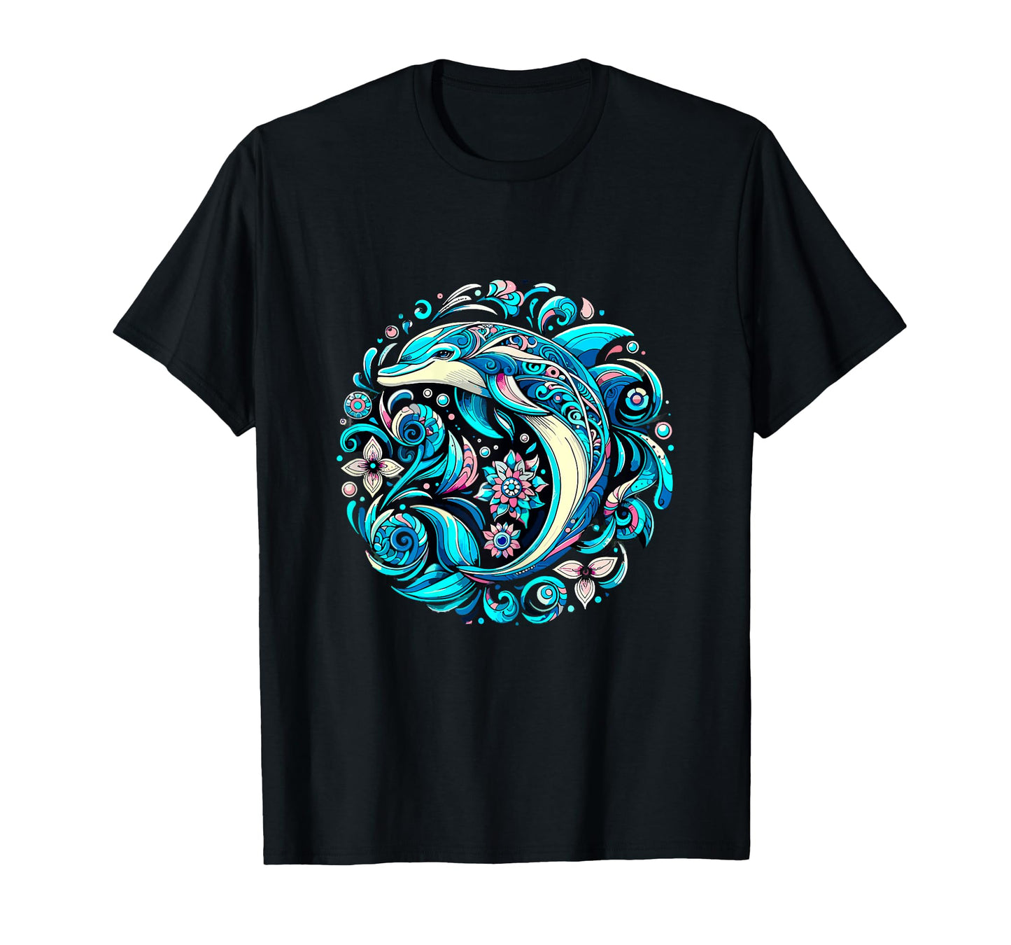 Dolphin Floral T-Shirt