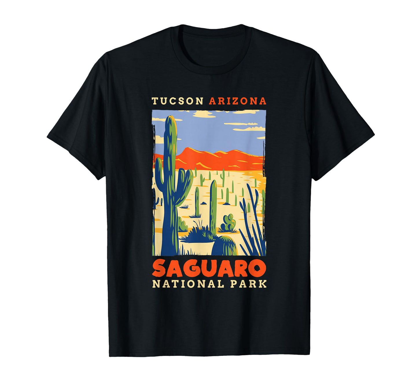 Saguaro US National Park Tucson Arizona Vintage Gift T-Shirt
