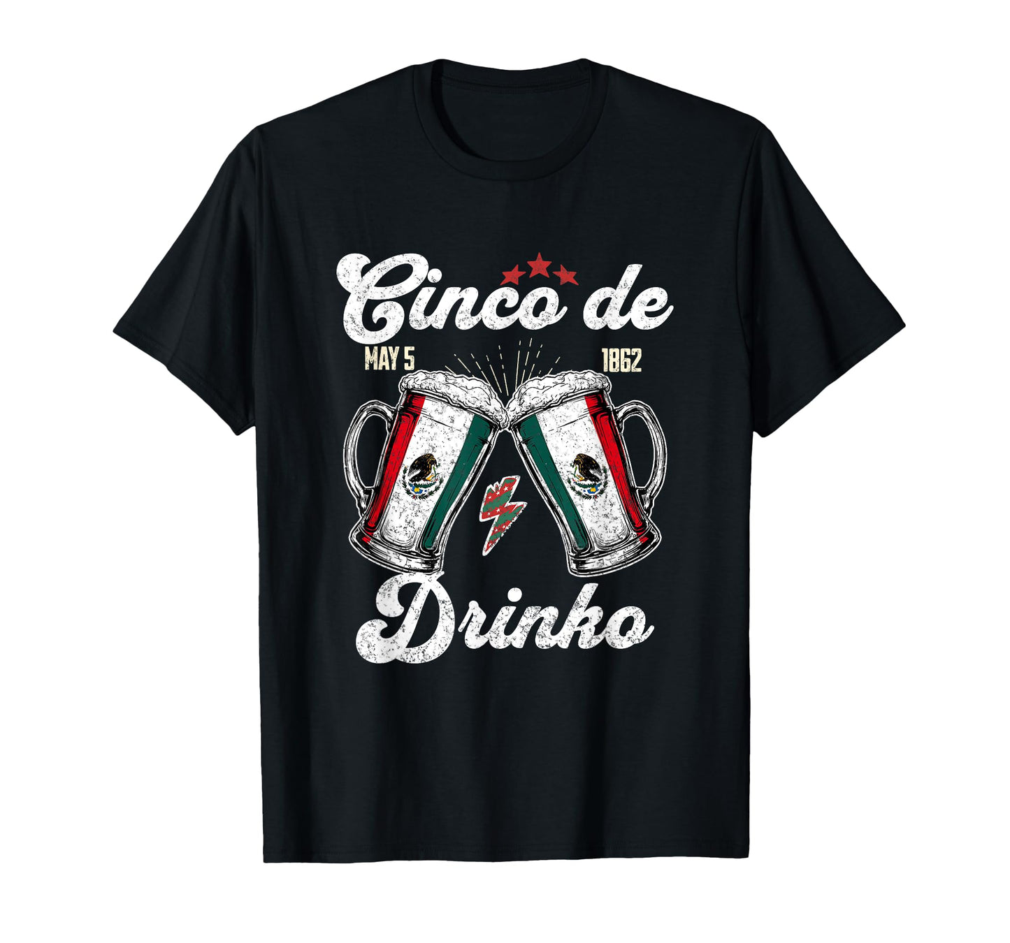 Cinco De Drinko Mexican Party 5 De Mayo Beer Drink Men Women T-Shirt