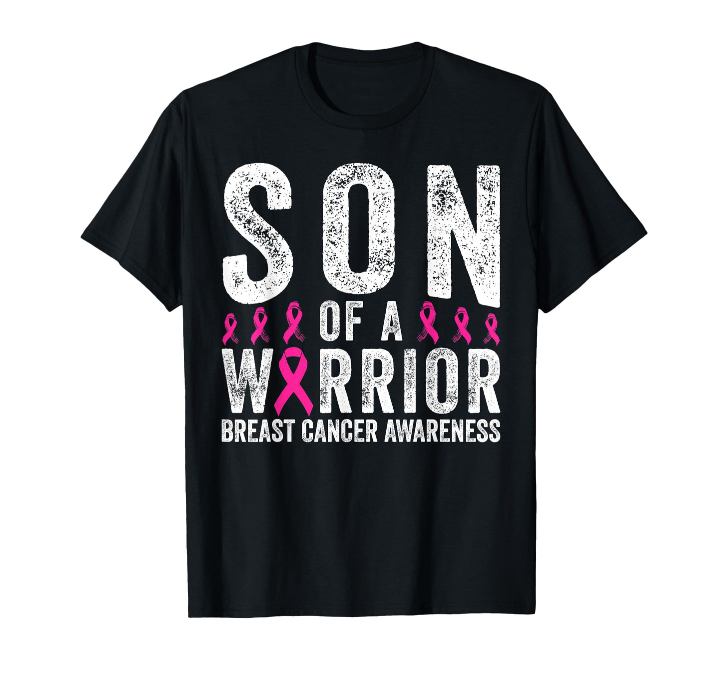 Son of A Warrior Breast Cancer Awareness T-Shirt