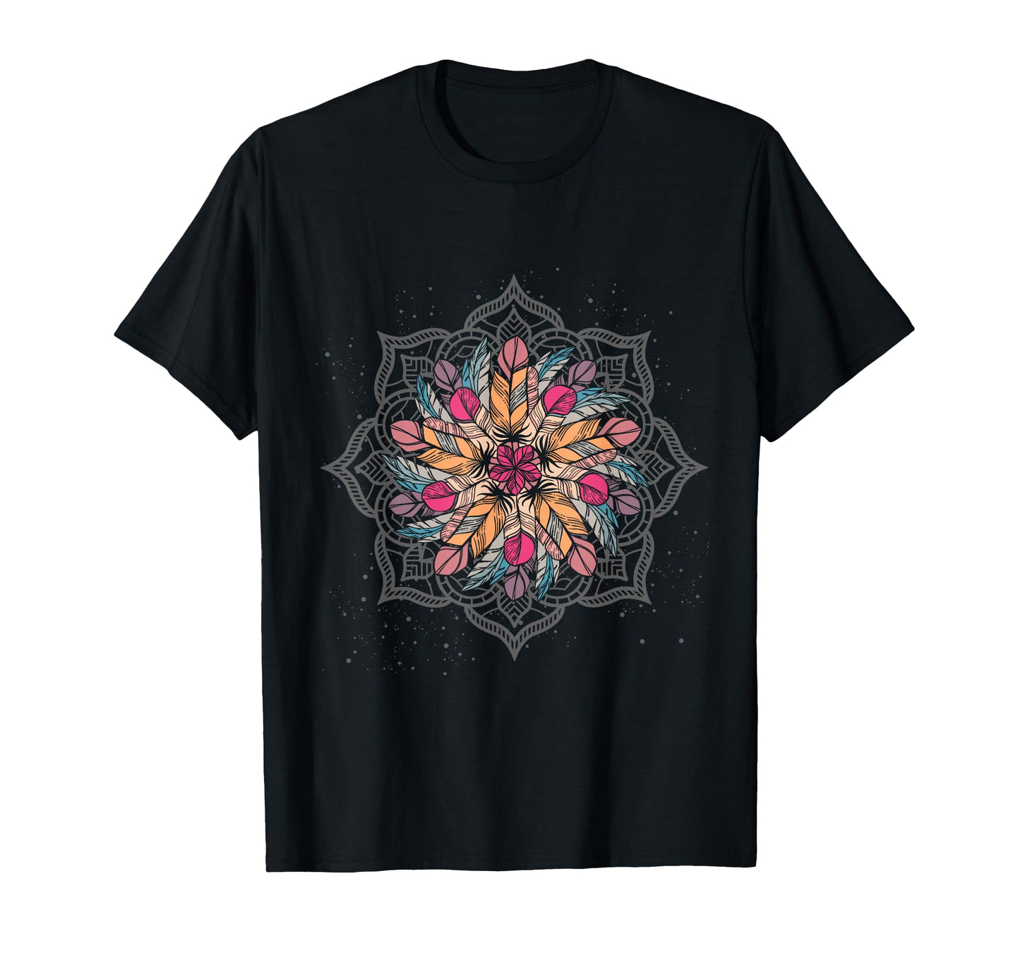 Colorful Women Girls Kids Gifts Mandala T-Shirt