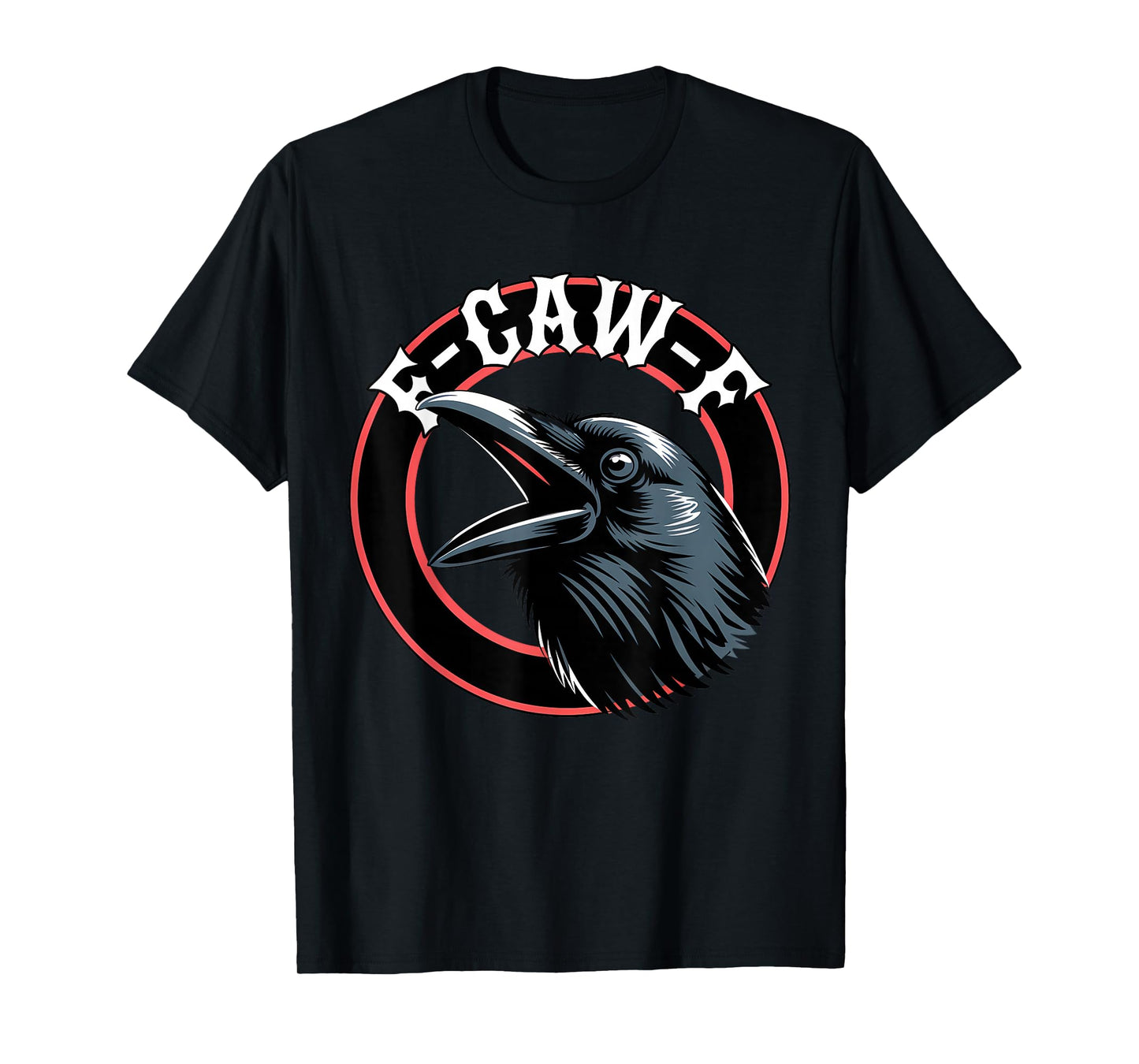 Funny F-Caw-F Crow Black Raven FCAWF Bird Lover Retro T-Shirt