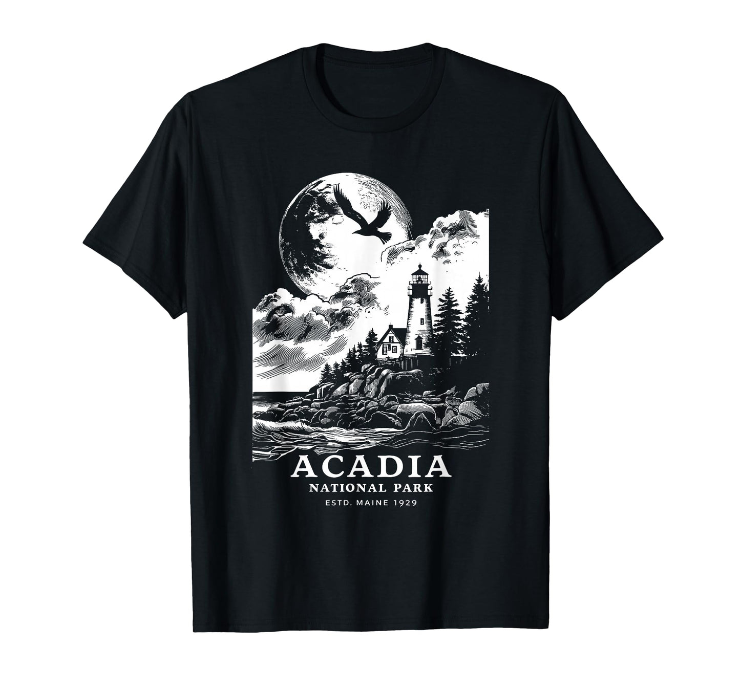 Acadia National Park Maine Vacation Souvenir Outdoors T-Shirt