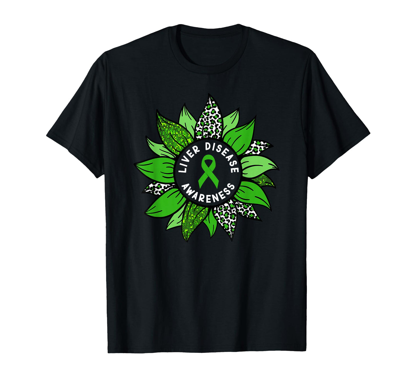 Liver Disease Awareness Month Flower Liver Disease Warrior T-Shirt