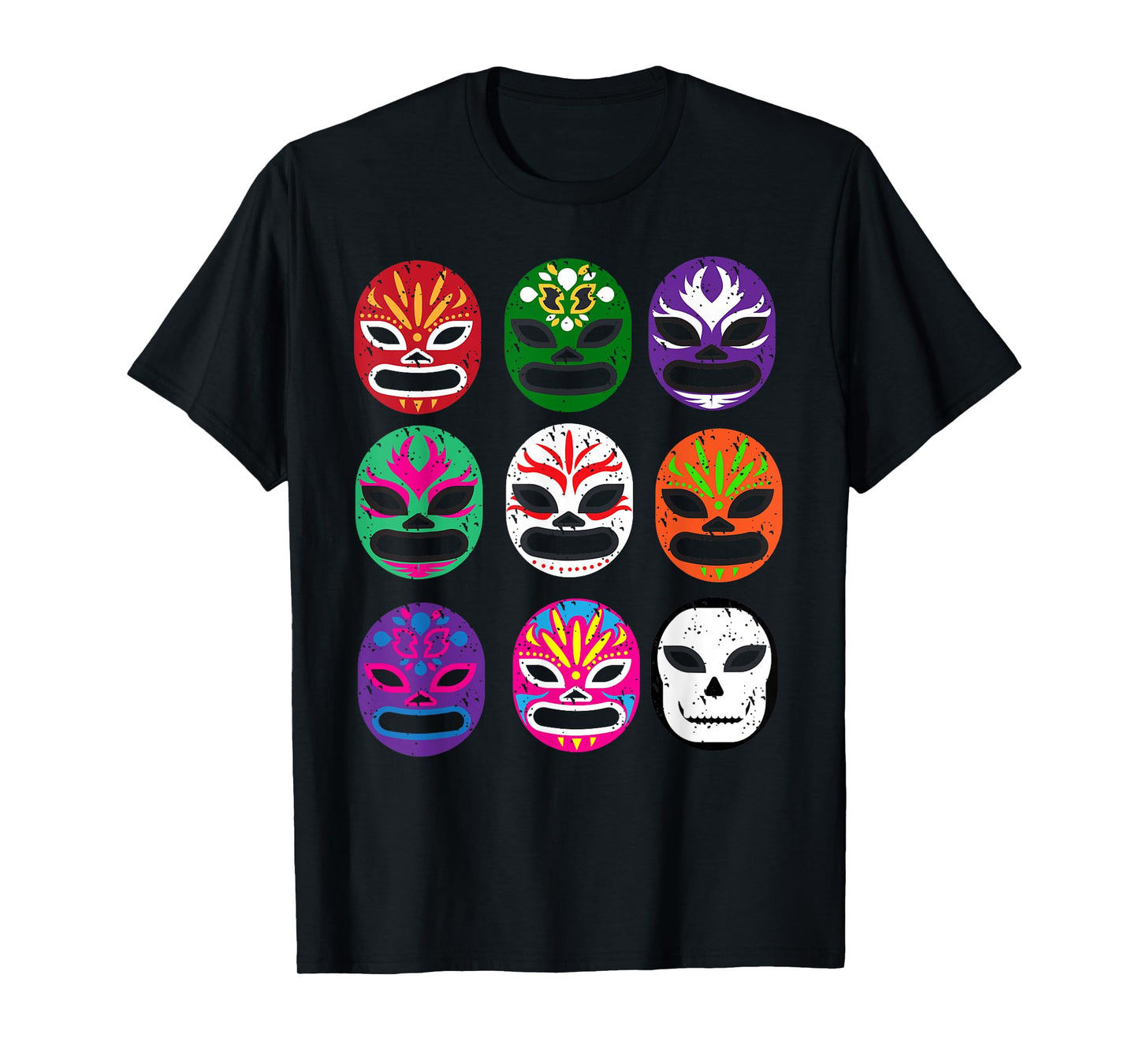 Lucha Libre Masks Mexican Wrestling Mask T-Shirt