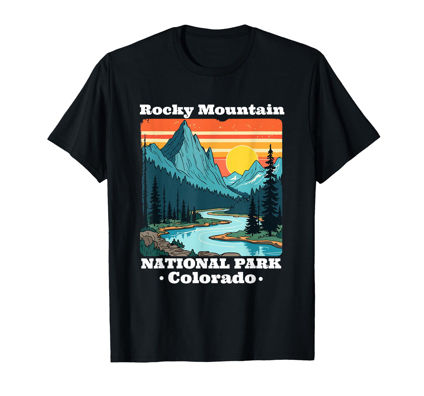 Colorado Rocky Mountain National Park Souvenir Men Women T-Shirt