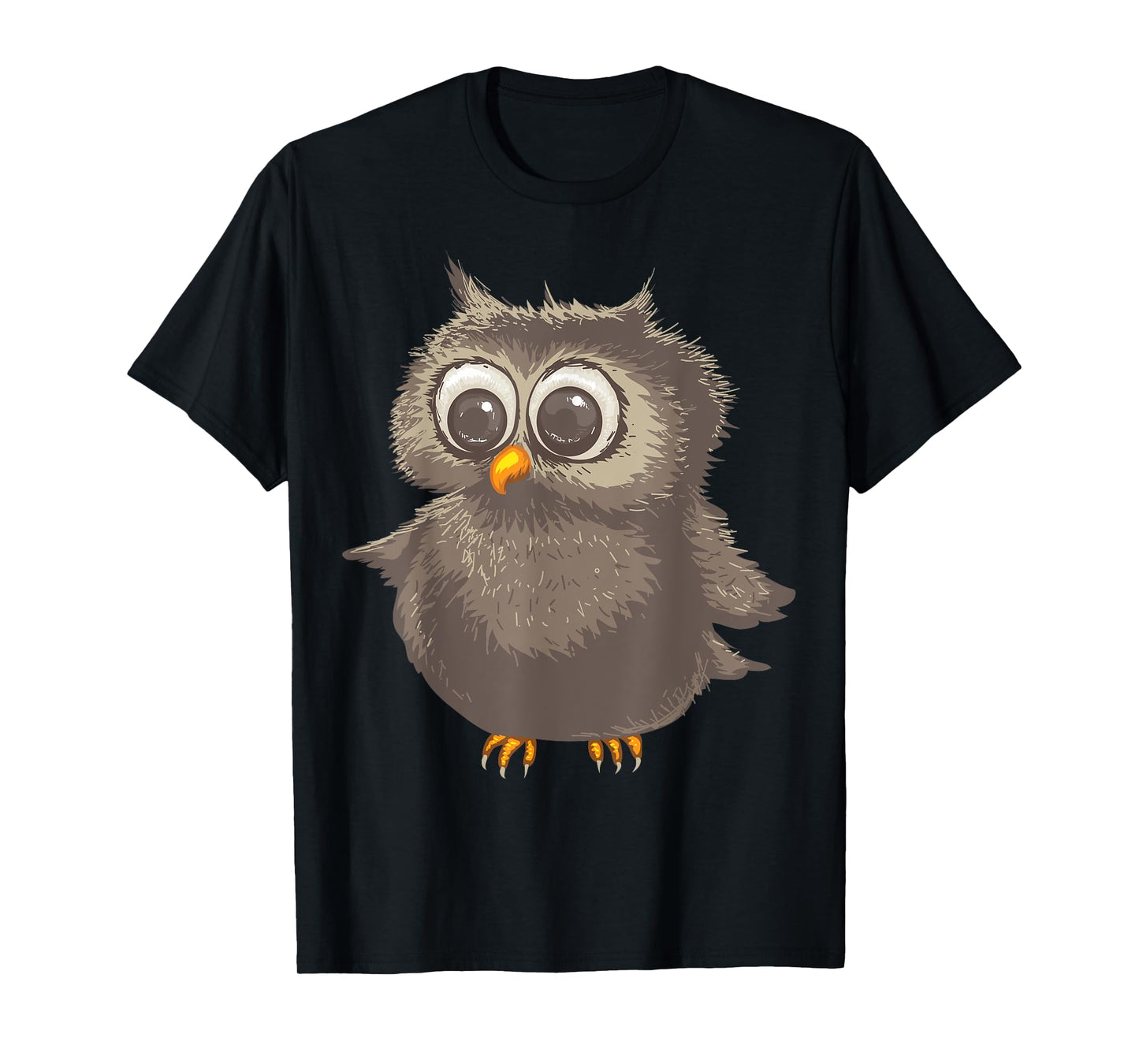 Funny Brown Owl | Cool Happy Big Owl Lovers Gift T-Shirt