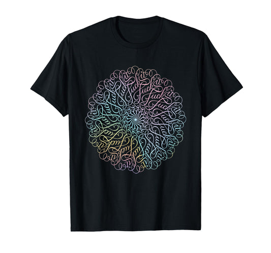 Curse Word Mandala Graphic Tees T-Shirt