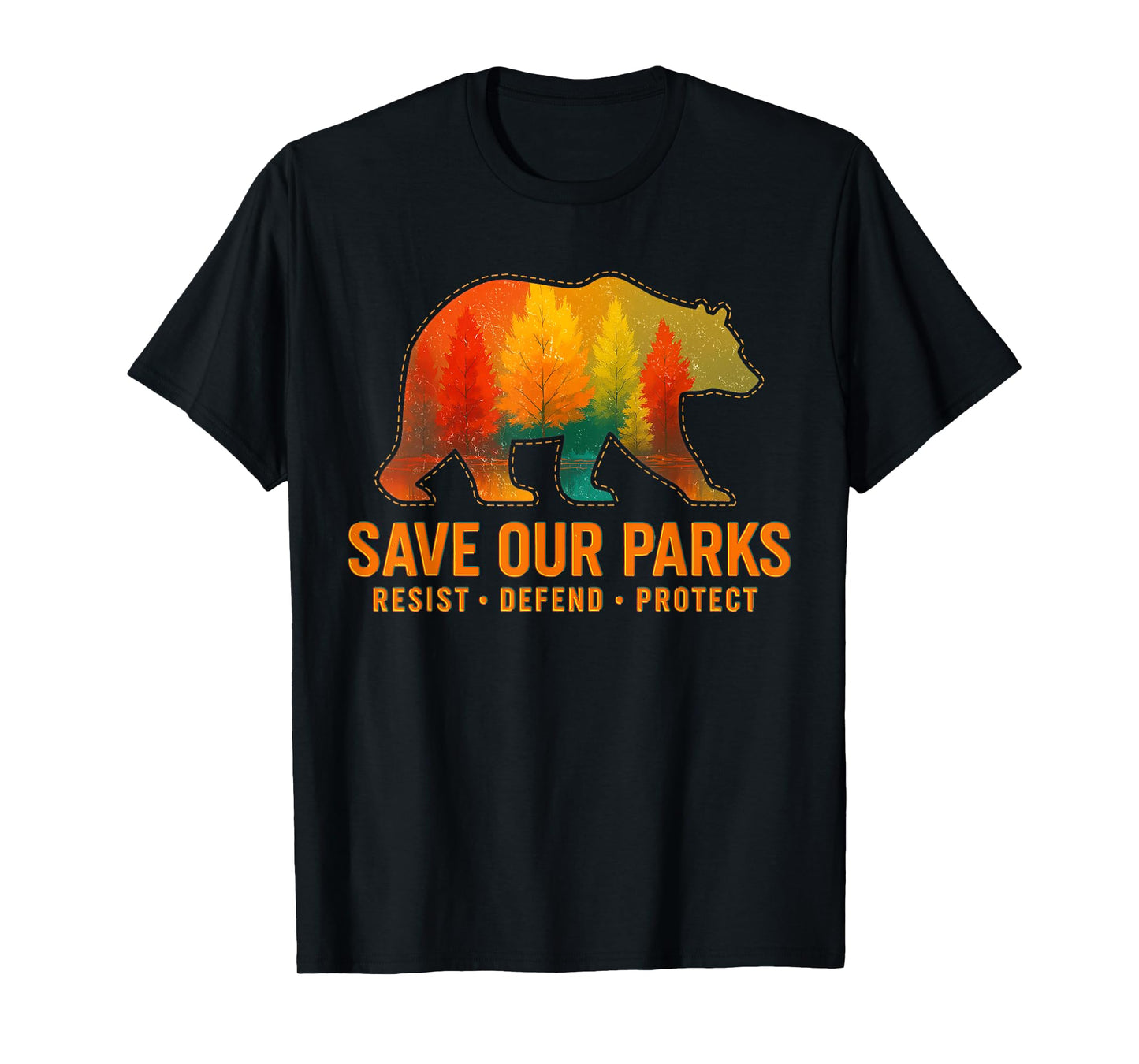 Vintage Save Our Parks Resist National Park Protect ALT US T-Shirt