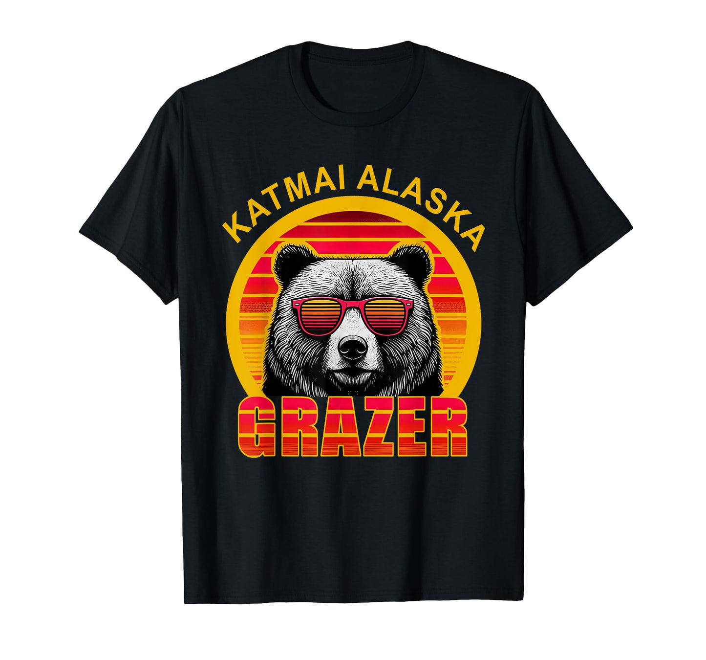 Katmai Alaska Grazer Vintage Fat Bear Week 2024 T-Shirt