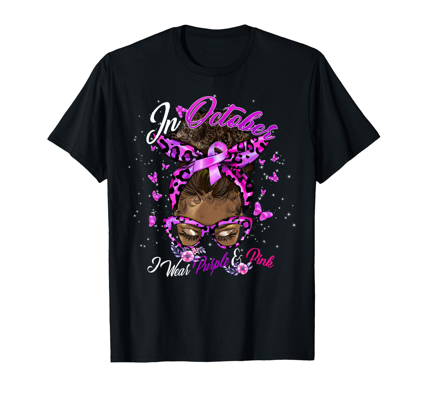 October Domestic Violence & Breast Cancer Awareness T-Shirt