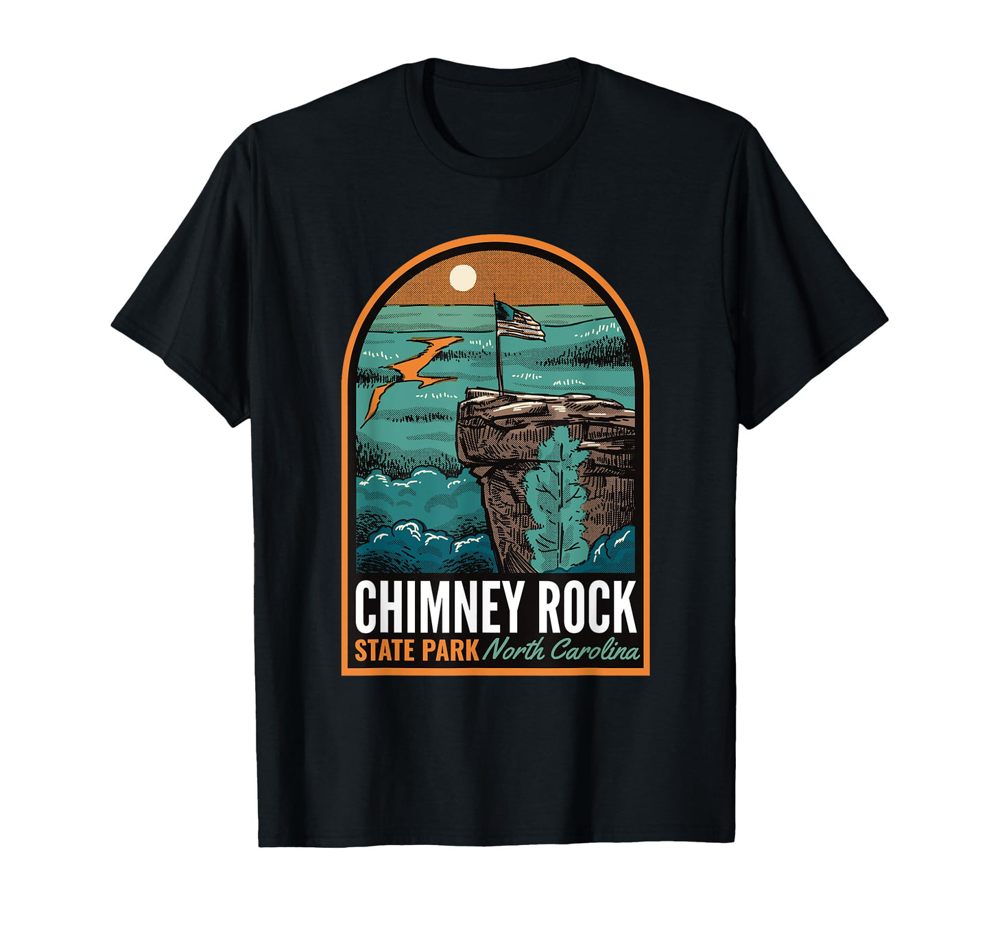 Chimney Rock State Park NC Vintage T-Shirt