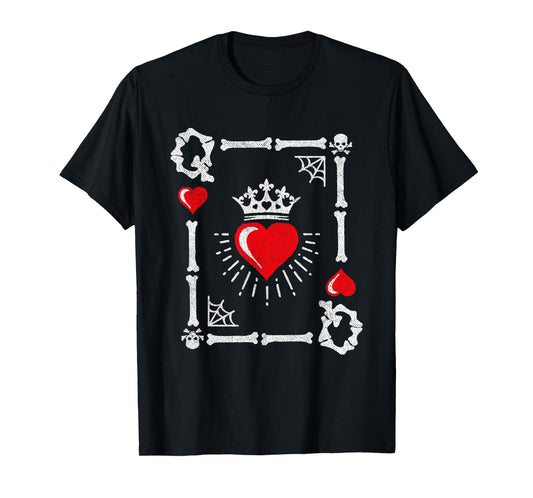 Queen of Hearts Card Costume - Halloween Queen of Hearts T-Shirt