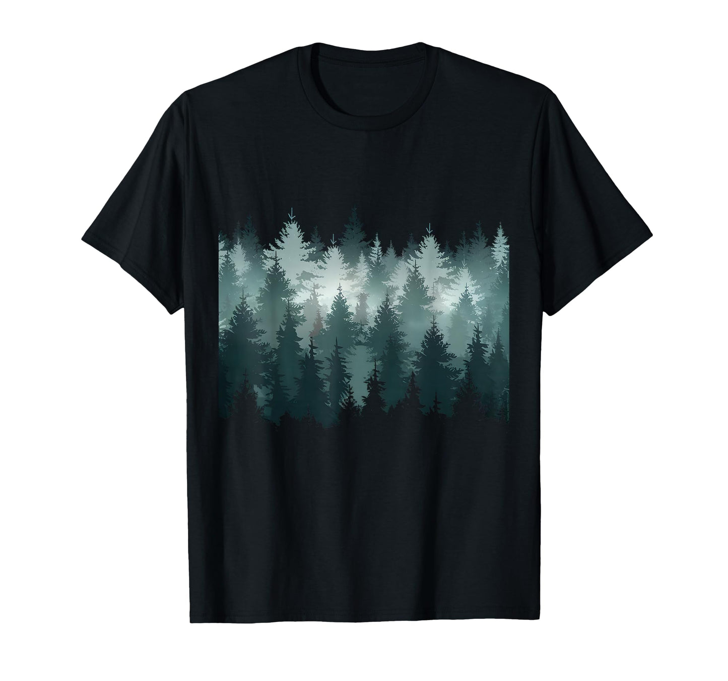 Trees Nature Mountains Adventure Outdoor Wildlife Forest T-Shirt