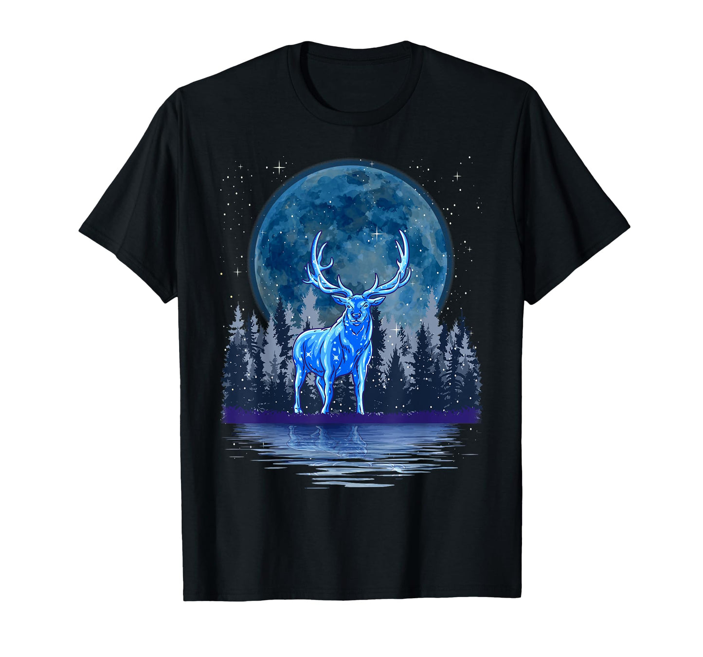 Vintage Winter Elk Reindeer T-Shirt