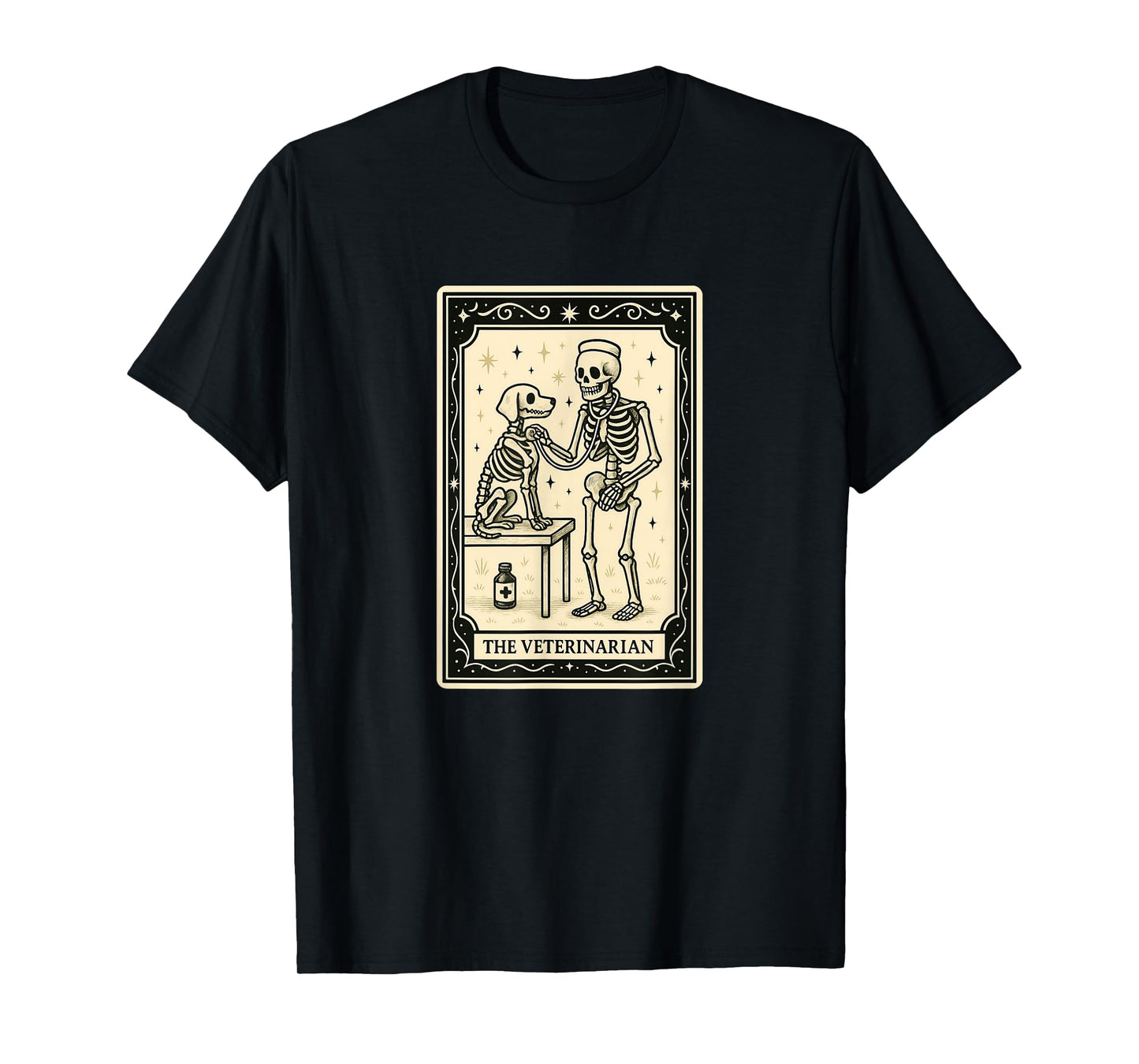 Veterinarian Tarot Card - Halloween Spooky Gothic Witchy Vet T-Shirt