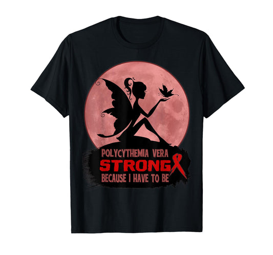 polycythemia vera Awareness designs Unisex-Adults Black Short Sleeve Modern Classic T-Shirt Small