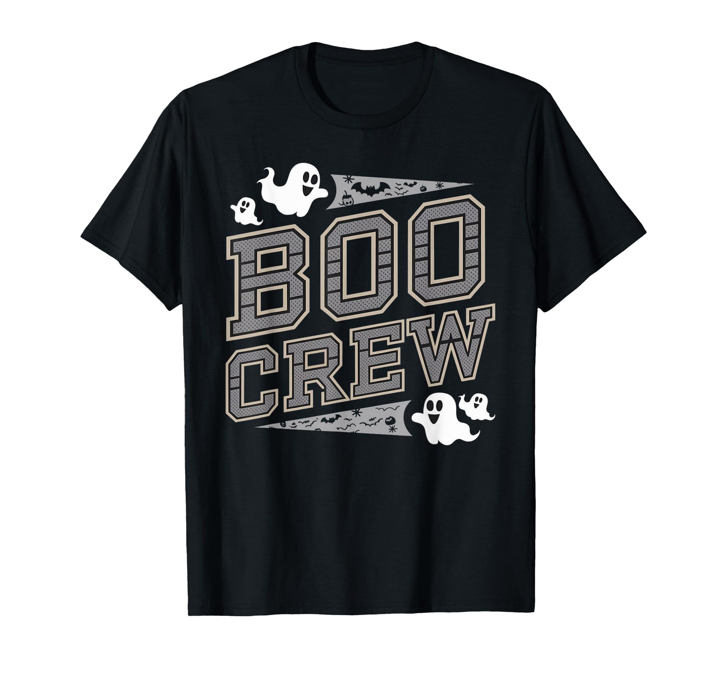 Boo Crew Squad Scary Cute Ghost Halloween Costume Matching T-Shirt