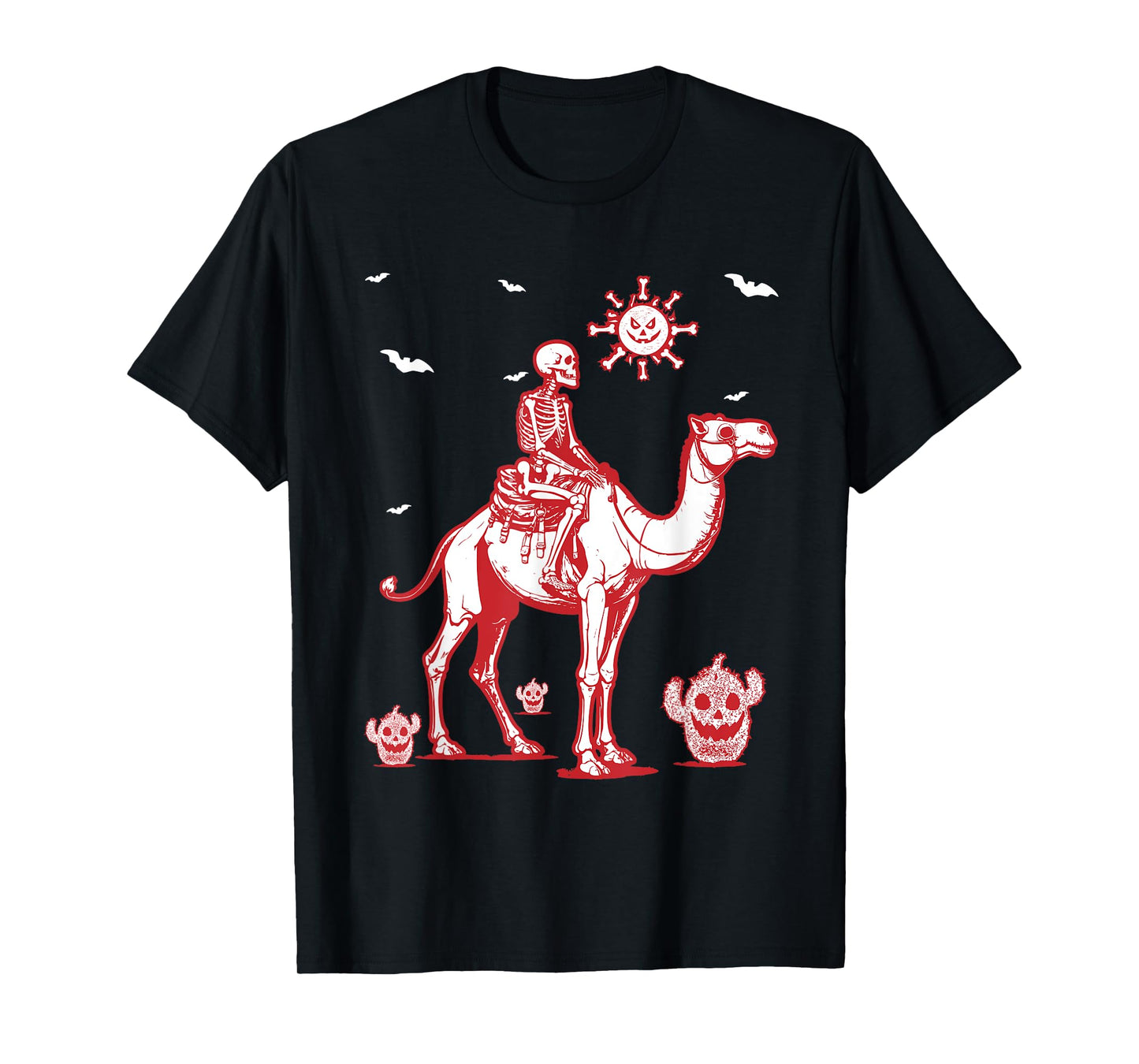 Skeleton Camel Halloween Happiness Have Fun T-Shirt