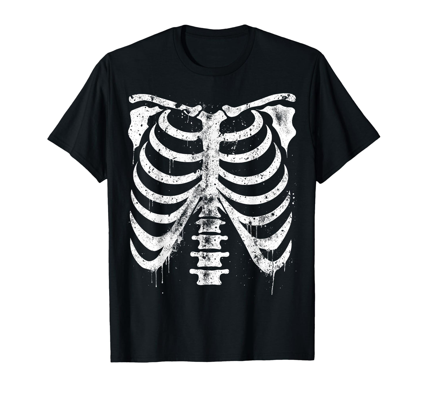 Skeleton Rib Cage Funny Anatomy Halloween Costume Men Women T-Shirt