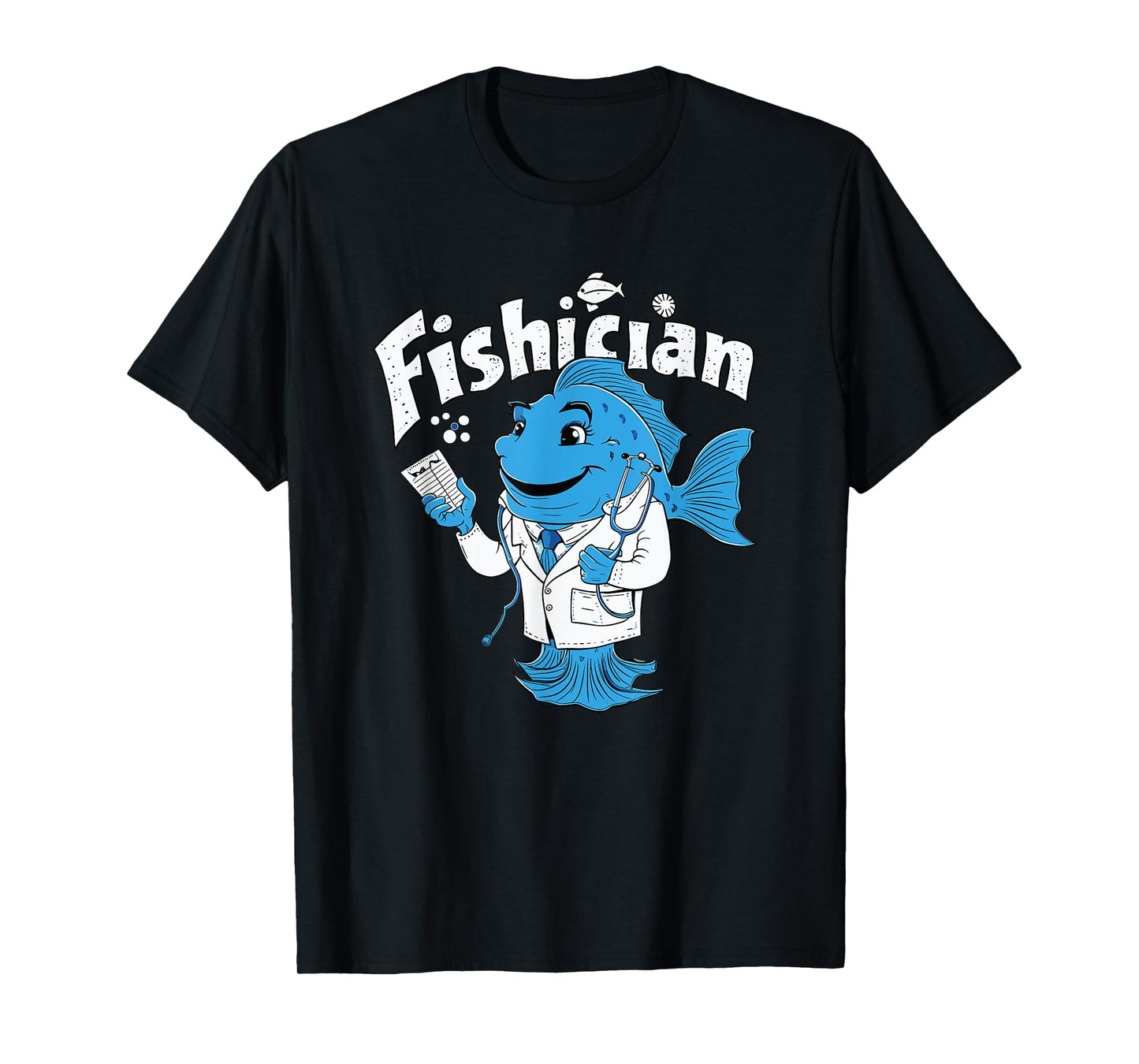 Fishician Funny Fish Doctor Medical Professional T-Shirt