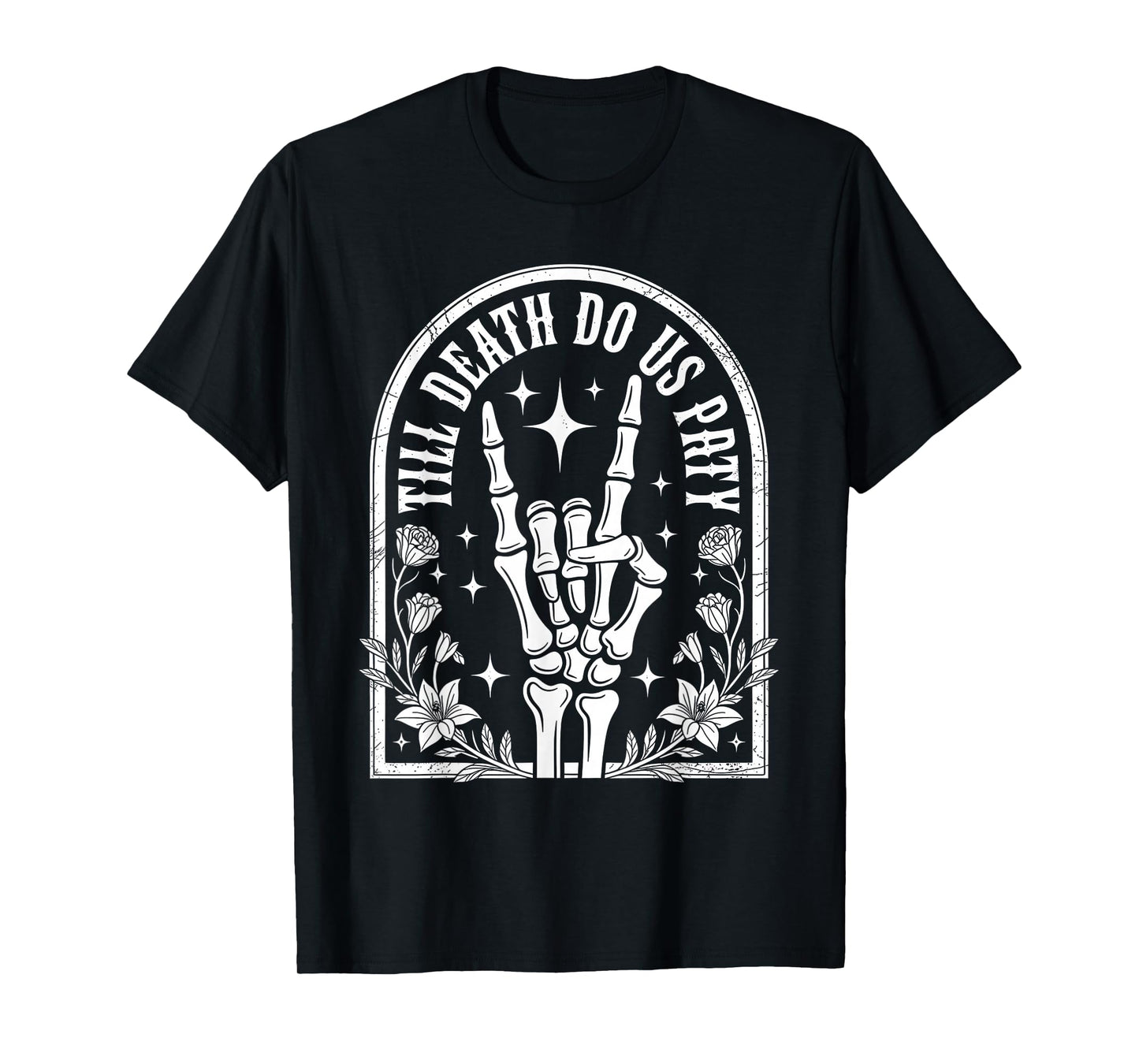 Halloween Til Death do Us Party Gothic Bachelorette Matching T-Shirt