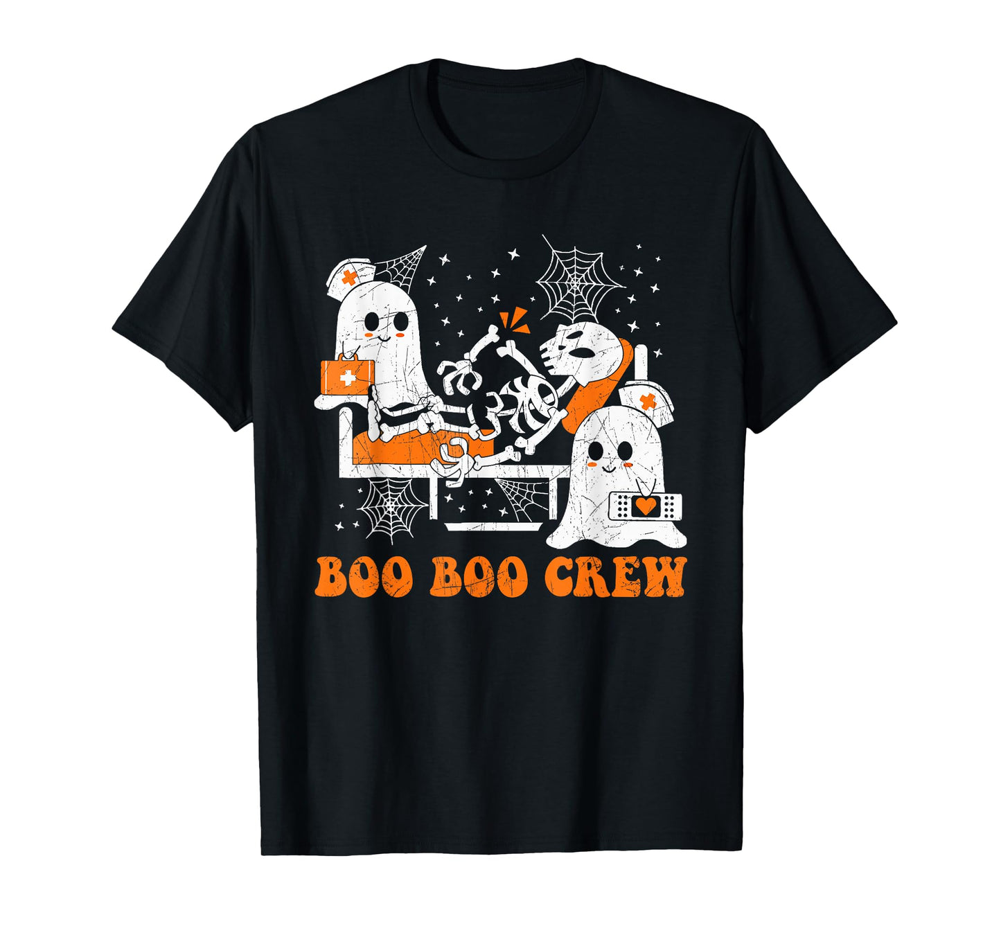 Boo Boo Crew Ghost Nurses Halloween T-Shirt