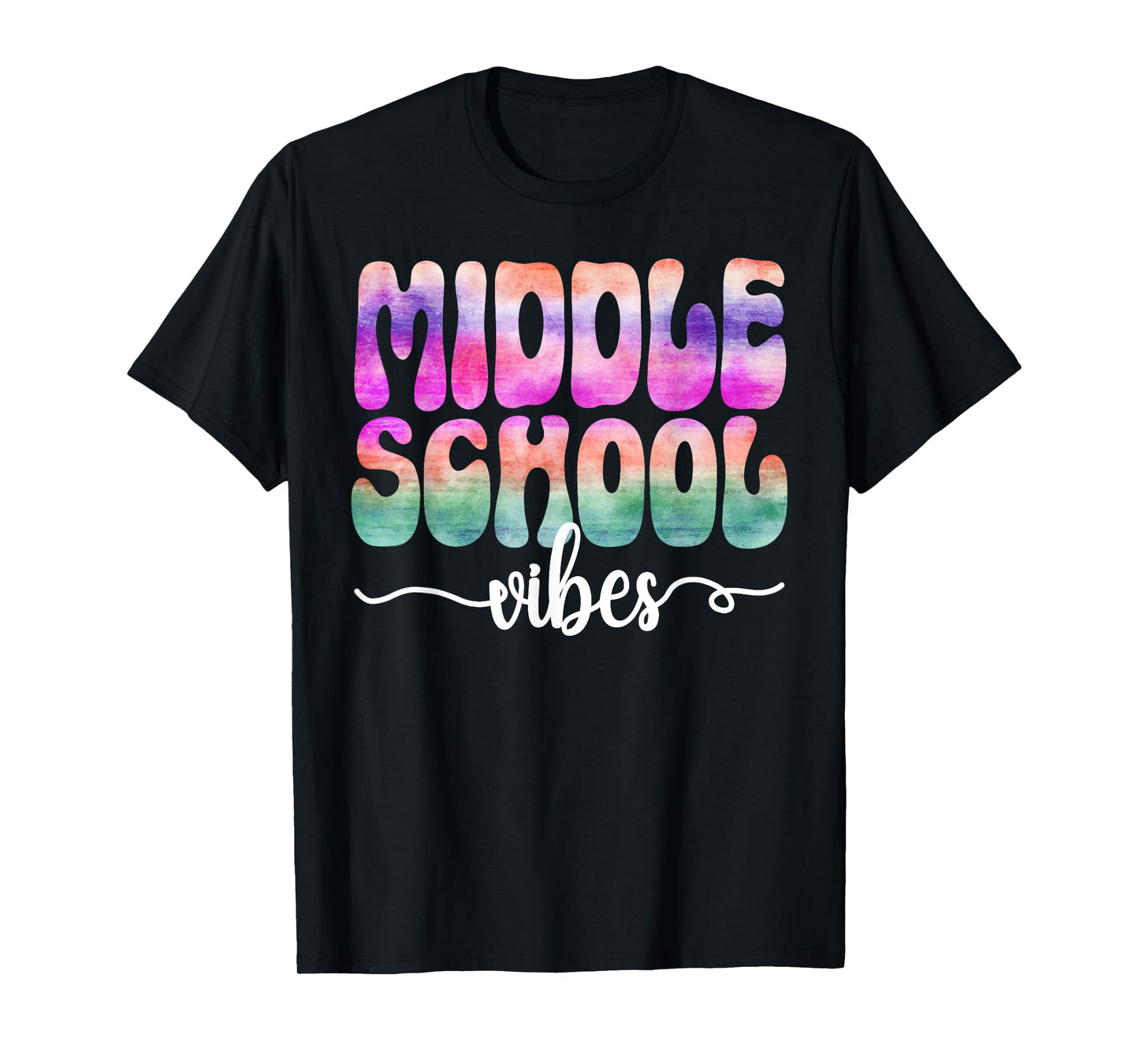 Hello Middle School Vibes Back To School Middle School Squad T-Shirt