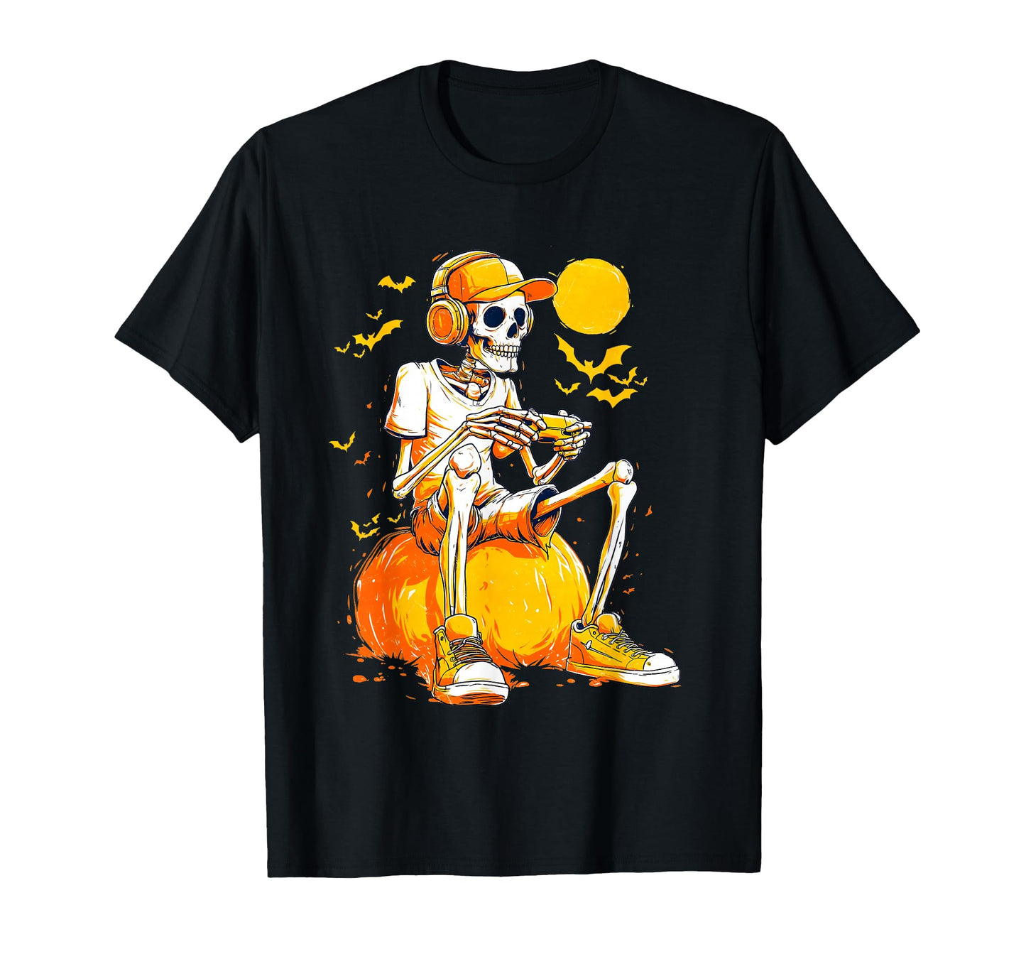 Skeleton Gamer Halloween Skeleton Halloween Game Controller T-Shirt
