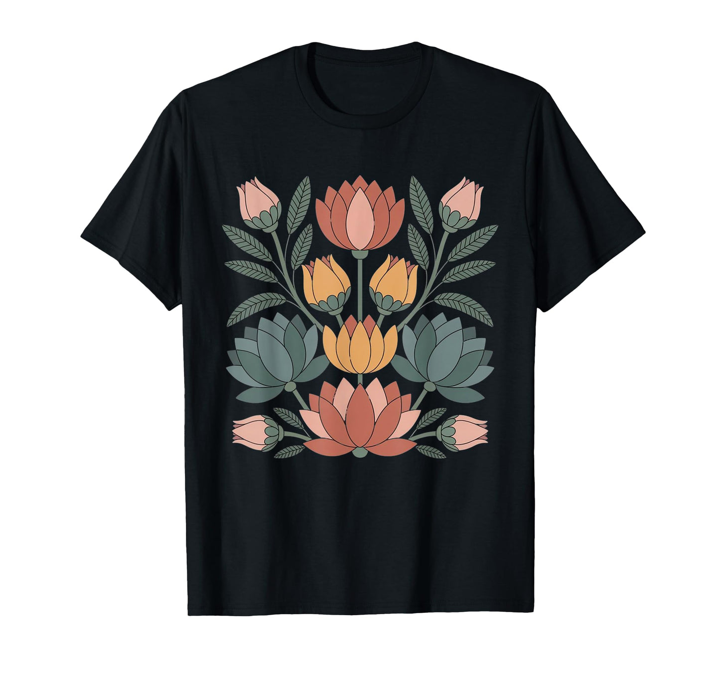 Vintage Wildflower Boho Floral Graphic for Nature Lovers T-Shirt