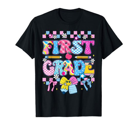 Cute First Grade Teacher 1st Grade Boys Girls Back to School T-Shirt