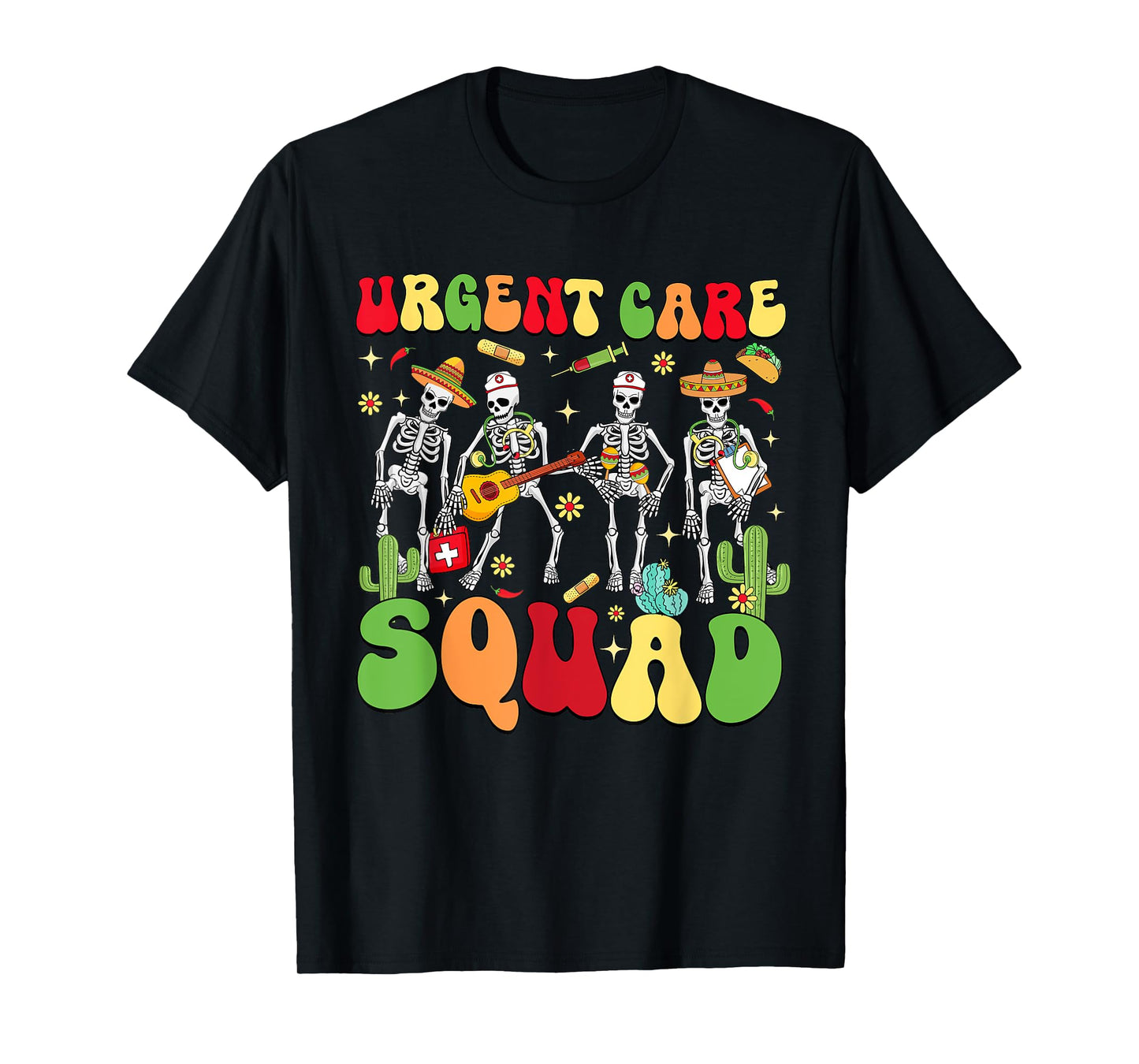 Urgent Care Squad Cinco De Mayo RN Nurse Registered NP T-Shirt